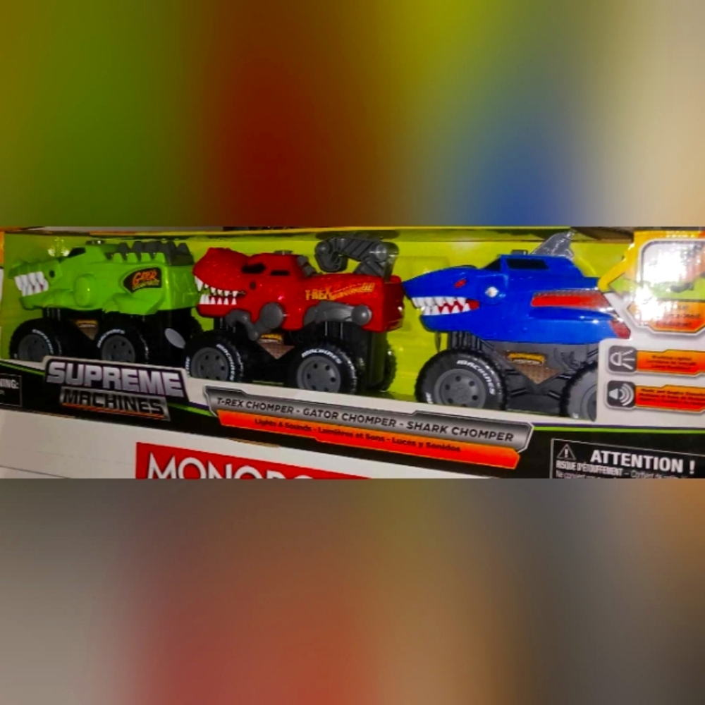Set of 3 Monster trucks